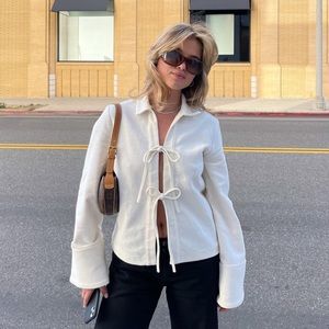 Djerf Avenue Occasion Top Cream